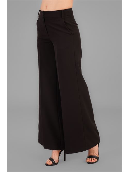 Pantalone in cady Double C | G081-113NERO